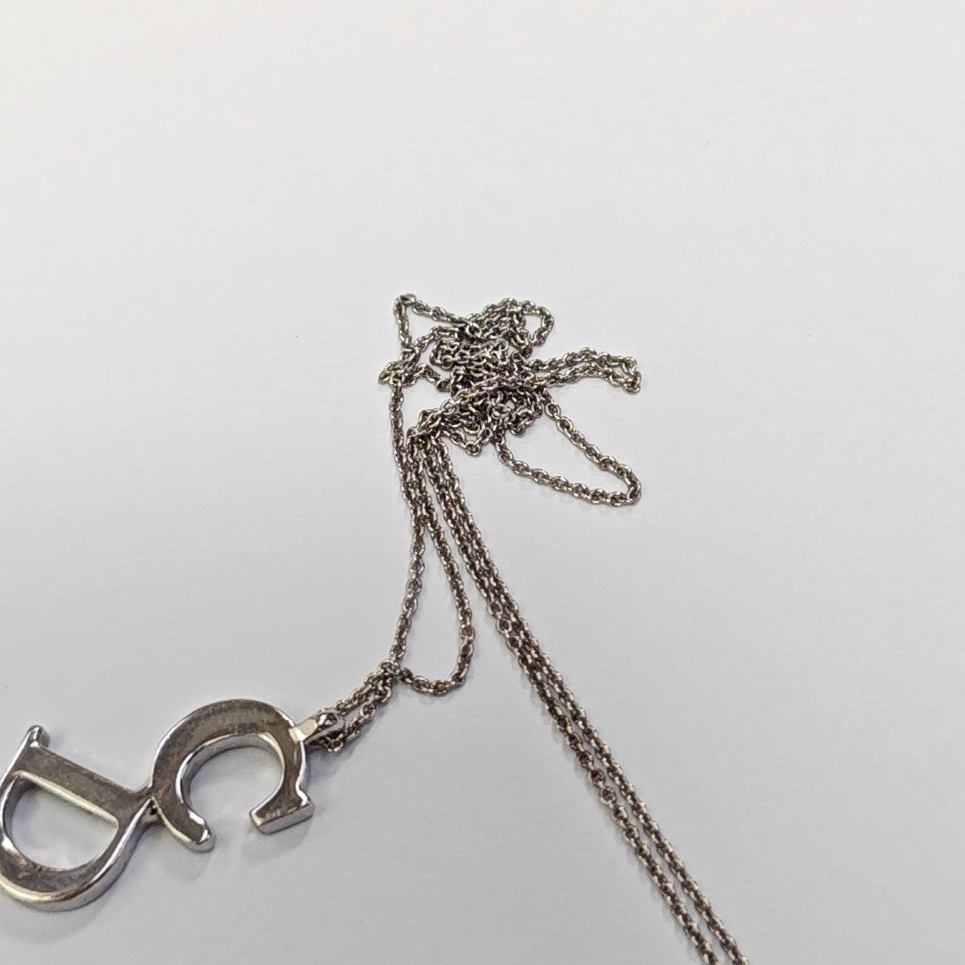 CD Swing Metal Silver Necklace