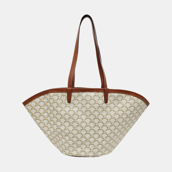 COUFFIN Large Coated Canvas White