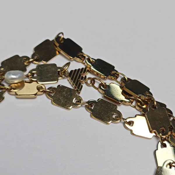 Stainless Steel Gold Bracelet