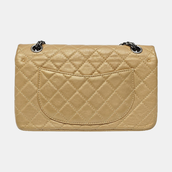 2.55 225 (small) Quilted Calfskin Gold