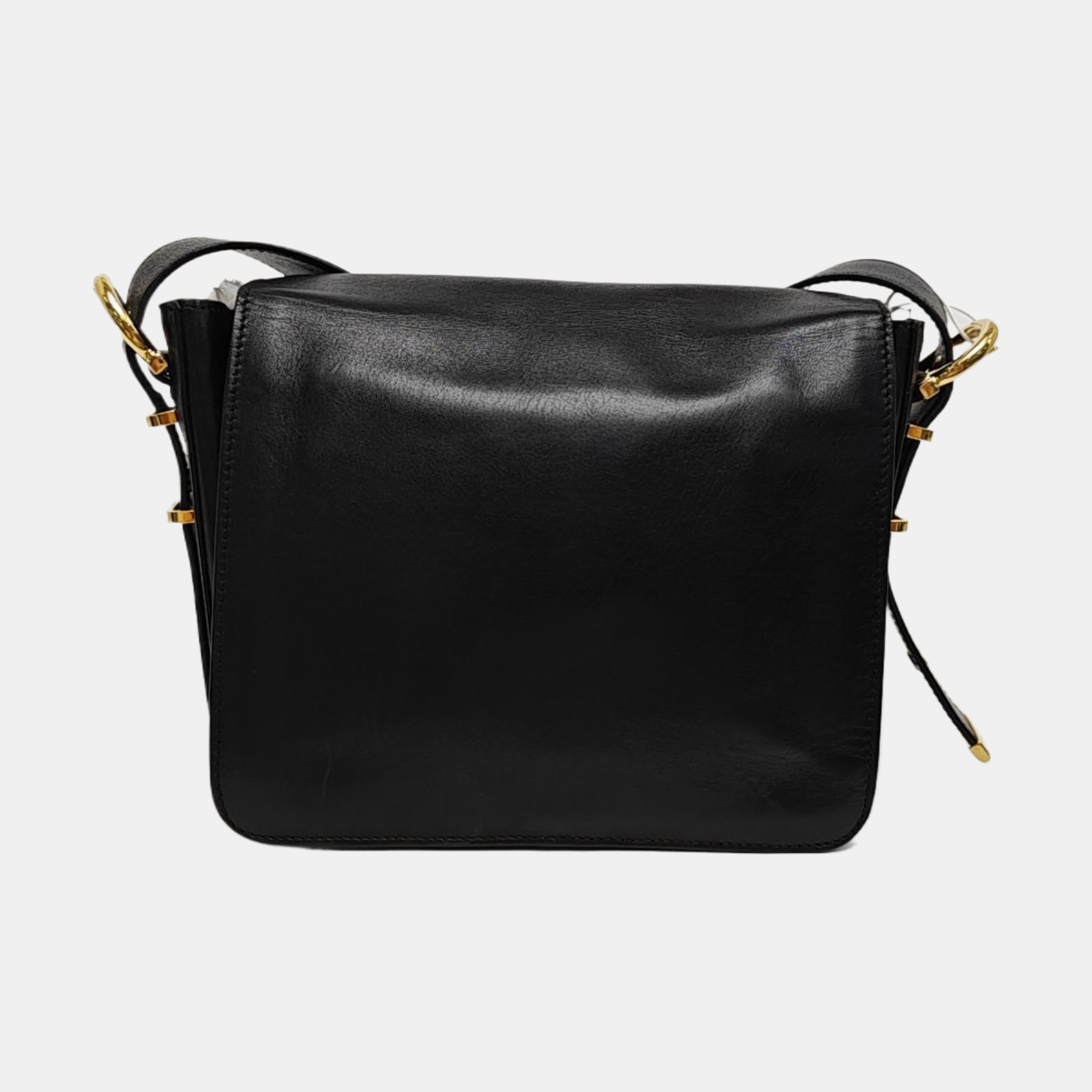 Calfskin Shoulder Bag Black