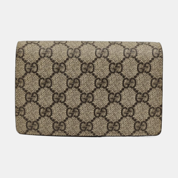 Dionysus Super Mini Monogram Lona Revestida Beige