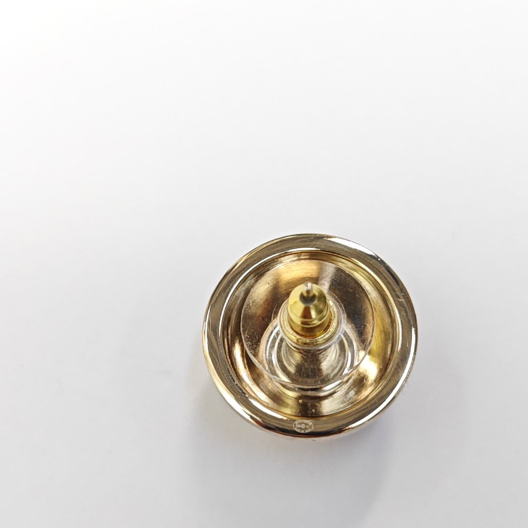 Metal Gold Stud Earrings