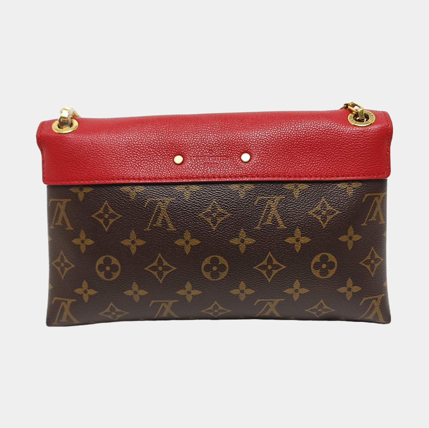 PALLAS Monogram Coated Canvas Brown