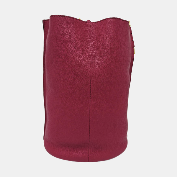 Authenticated pre-owned  Gate Calfskin Red - Bucket Bag at Looply