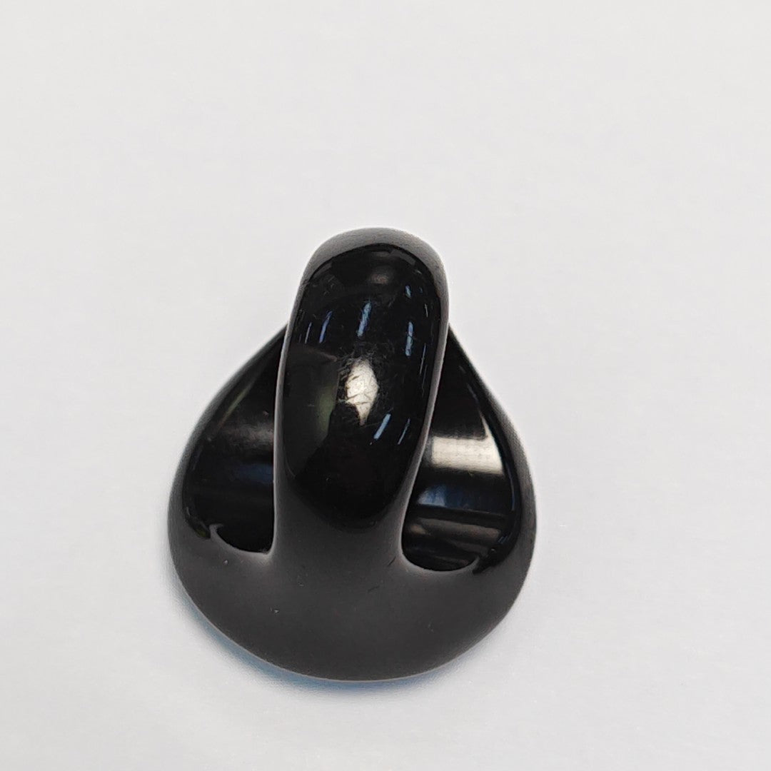 Synthetic Material Black Ring EU 53