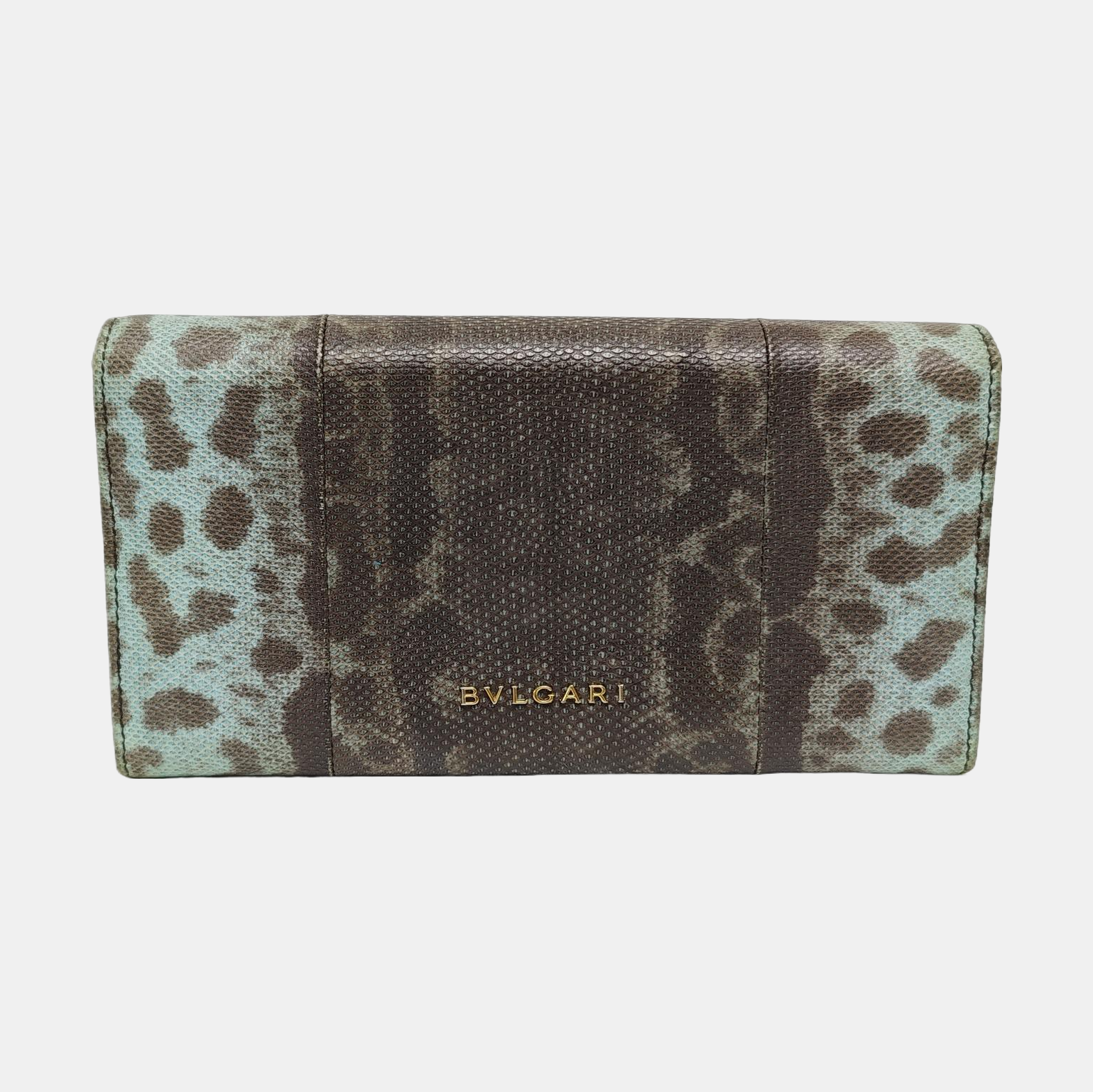 SERPENTI FOREVER Calfskin Brown Wallet