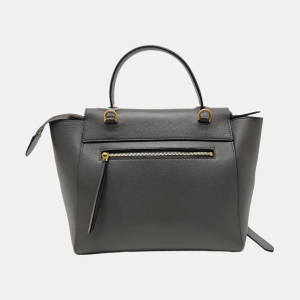 BELT Micro Calfskin Gray