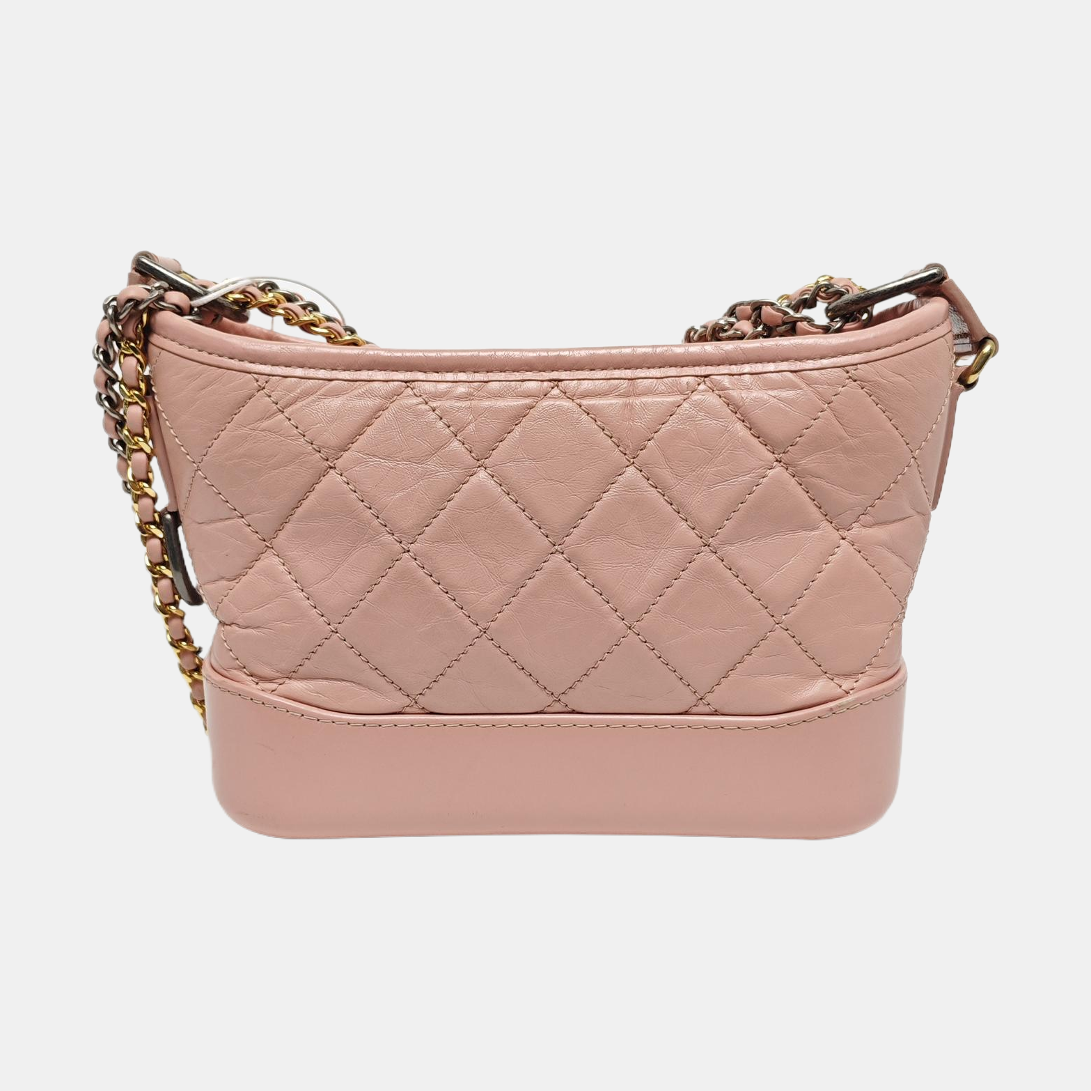 Authenticated pre-owned  GABRIELLE Small Quilted Calfskin Pink - Crossbody Bag at Looply