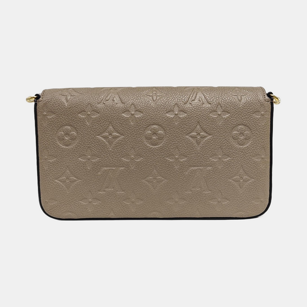 FÉLICIE Monogram Calfskin Gray