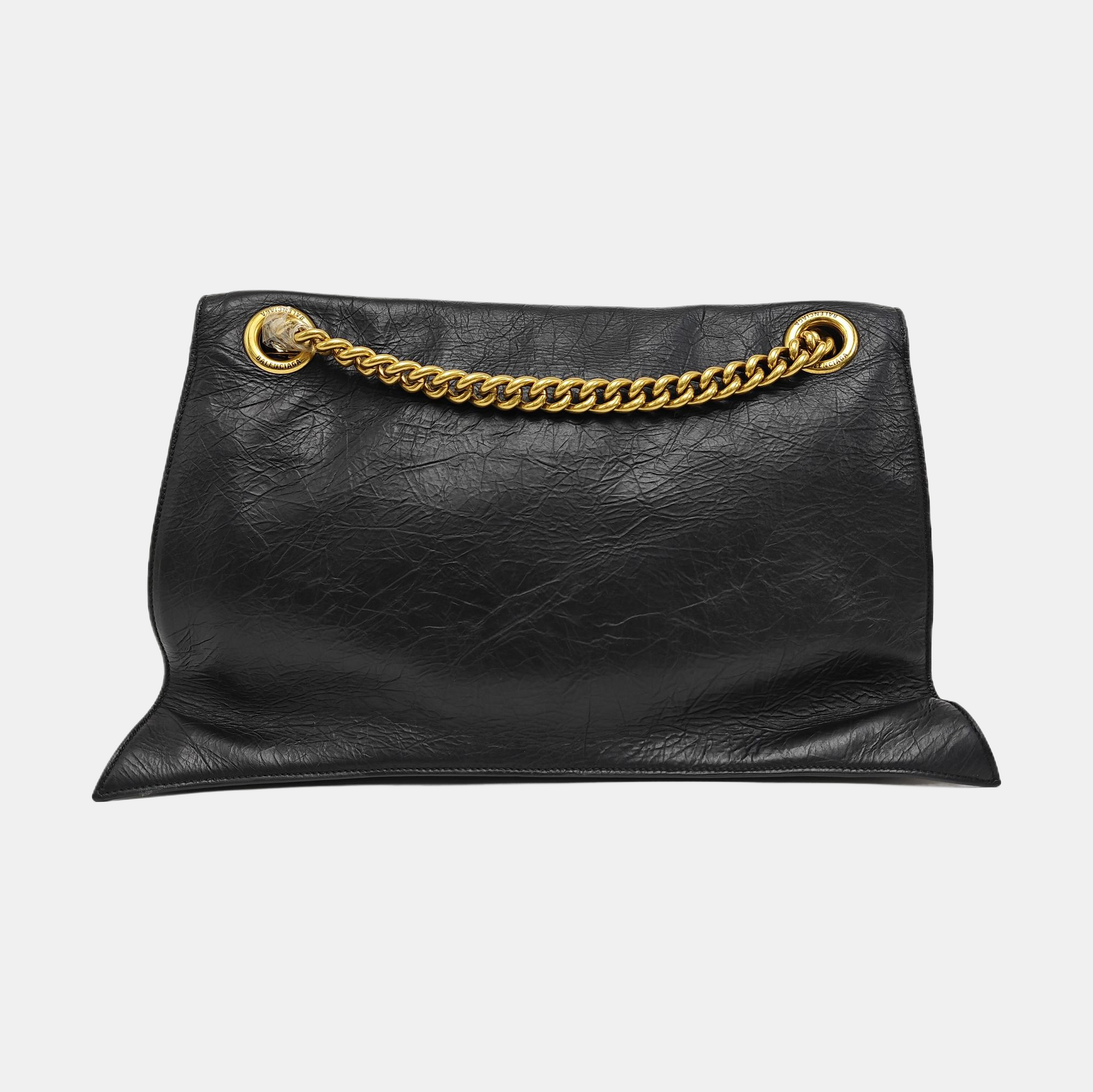 Crush Large Calfskin Black