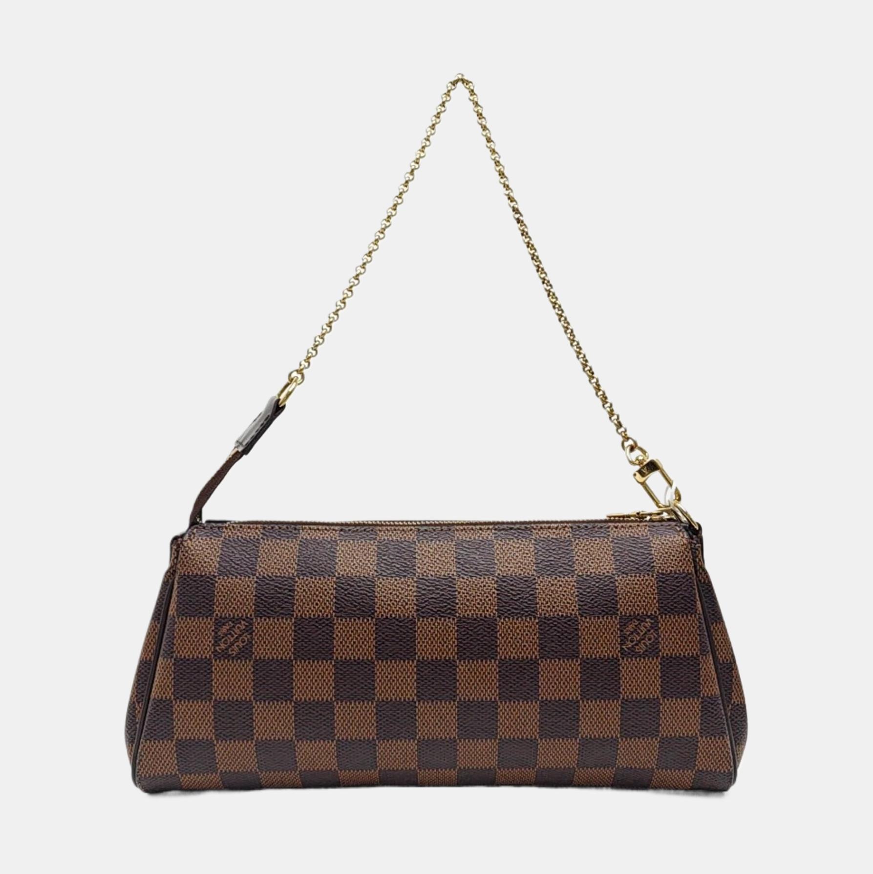 EVA Damier Ebene Coated Canvas Brown