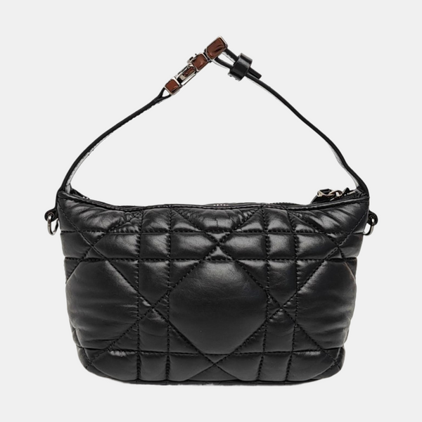 Diortravel Nomad Small Cannage Calfskin Black