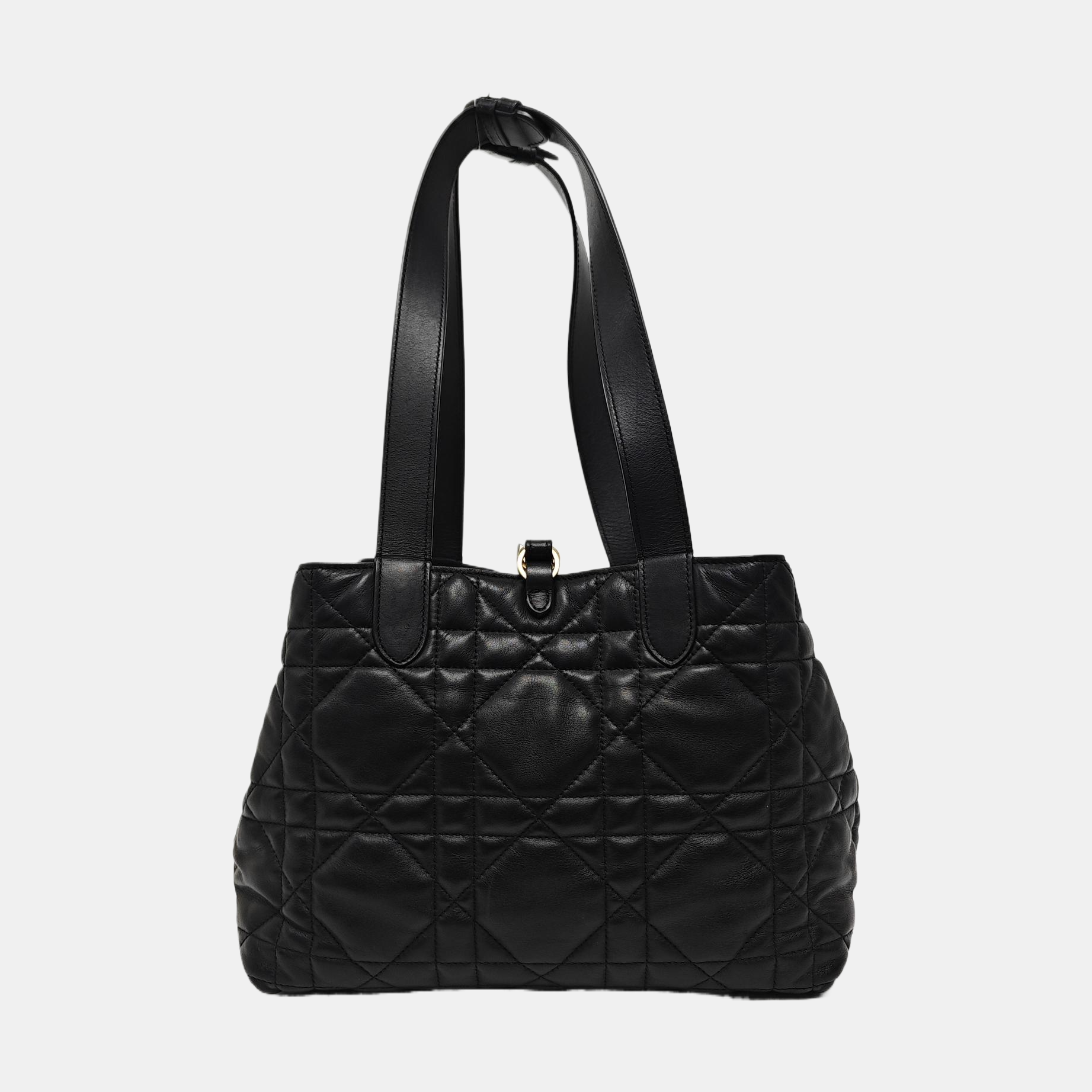 Toujours Medium Cannage Calfskin Black