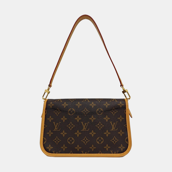 DIANE Monogram Coated Canvas Brown