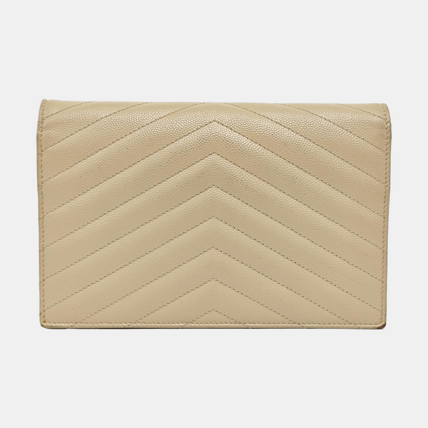 MONOGRAM WOC Chevron Calfskin Beige