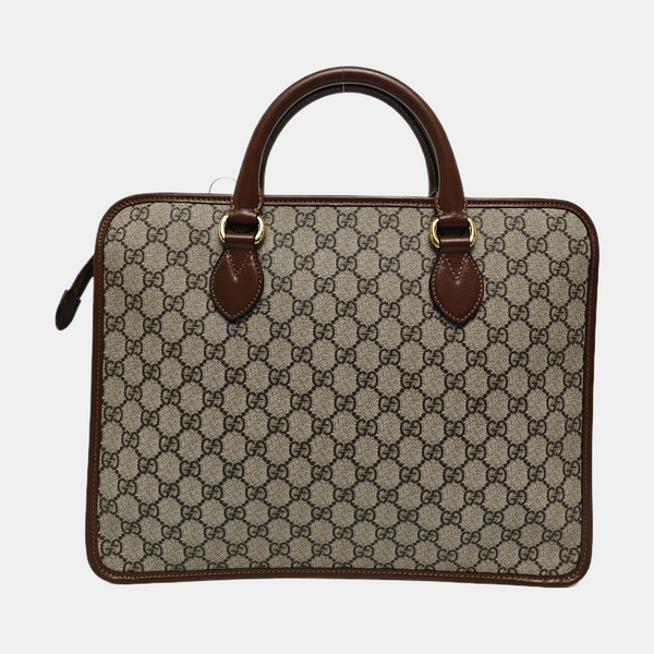 Retro Monogram Coated Canvas Brown