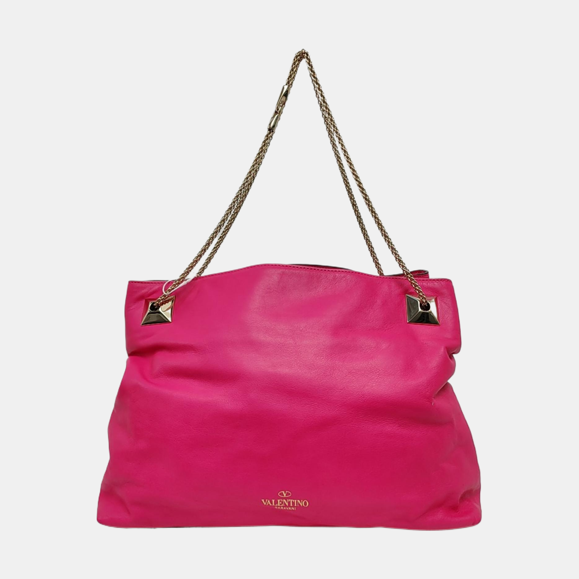 Calfskin Shoulder Bag Pink