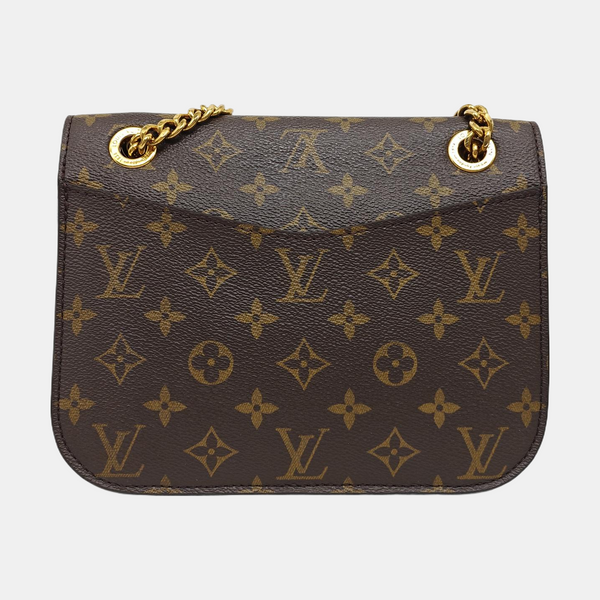 PASSY Monogram Coated Canvas Brown