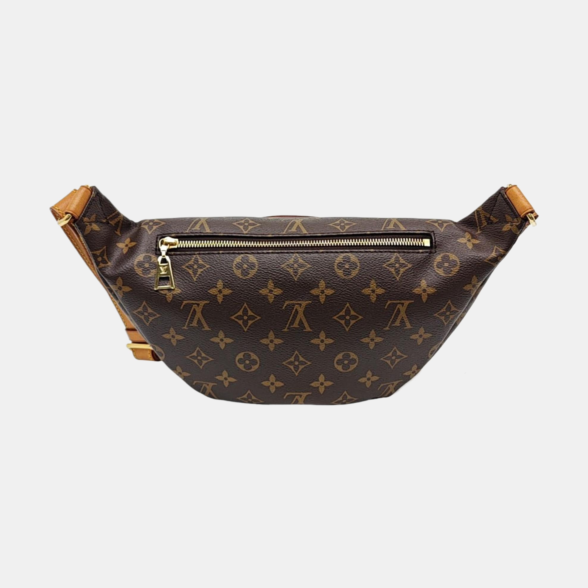 BUMBAG Monogram Coated Canvas Brown