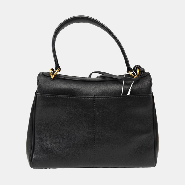 Calfskin Shoulder Bag Mini Black