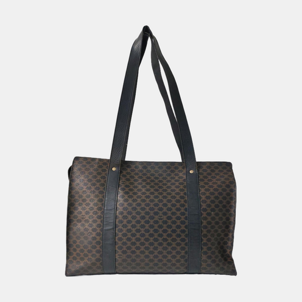 MACADAM SHOPPING BAG Coated Canvas Black