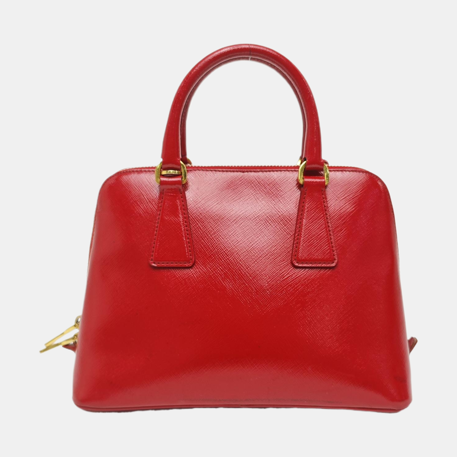 Promenade Small Saffiano Calfskin Red
