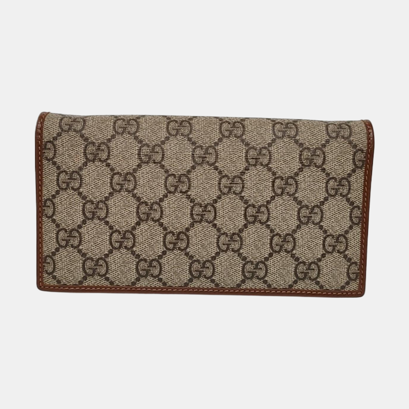 Authenticated pre-owned  Horsebit 1955 WOC Monogram Coated Canvas Beige - Shoulder Bag at Looply