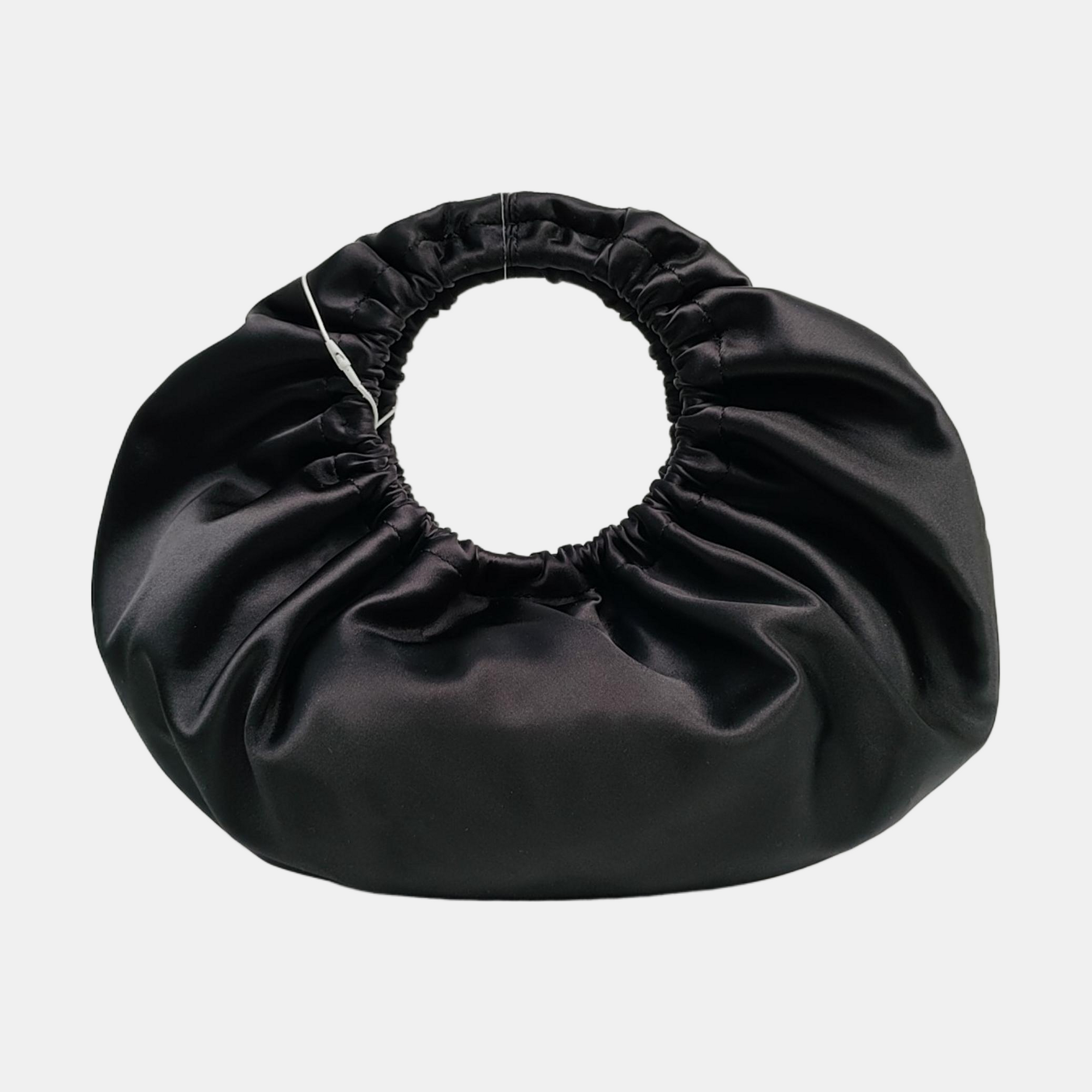 Fabric Top Handle Bag Small Black