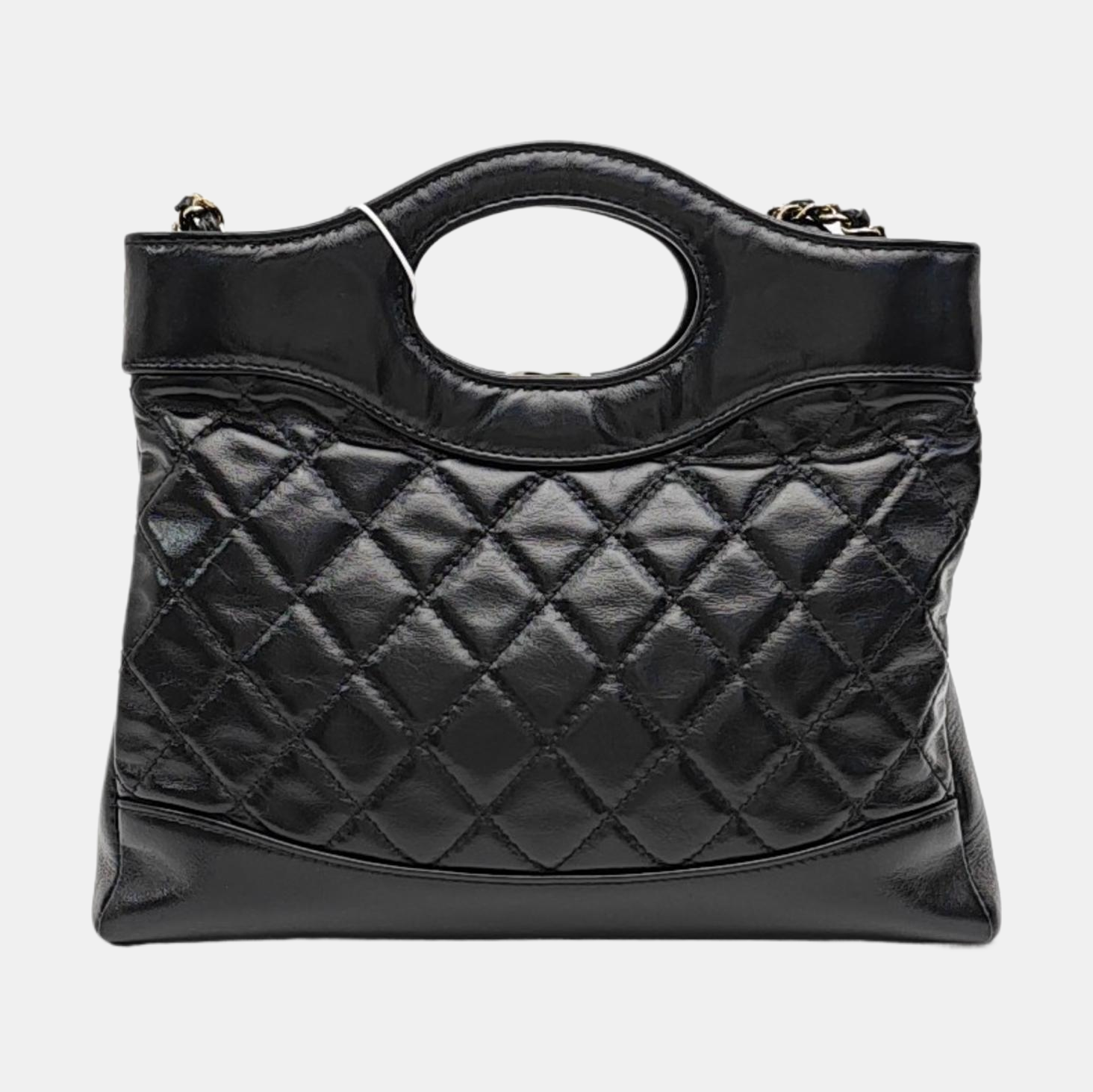 CHANEL 31 Mini Quilted Calfskin Black