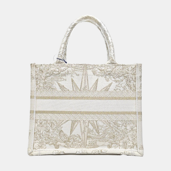 Book Tote Small Canvas White