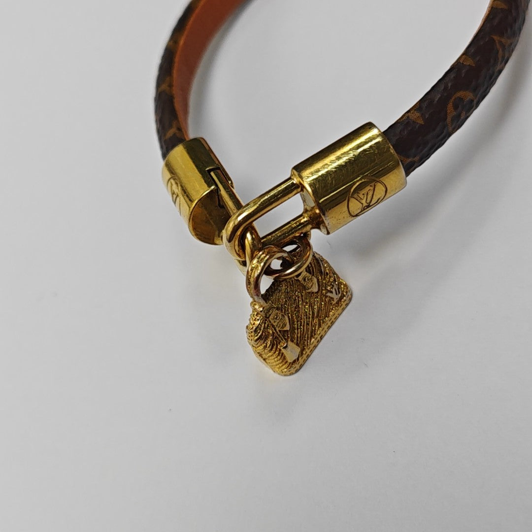 ALMA Leather Brown Bangle