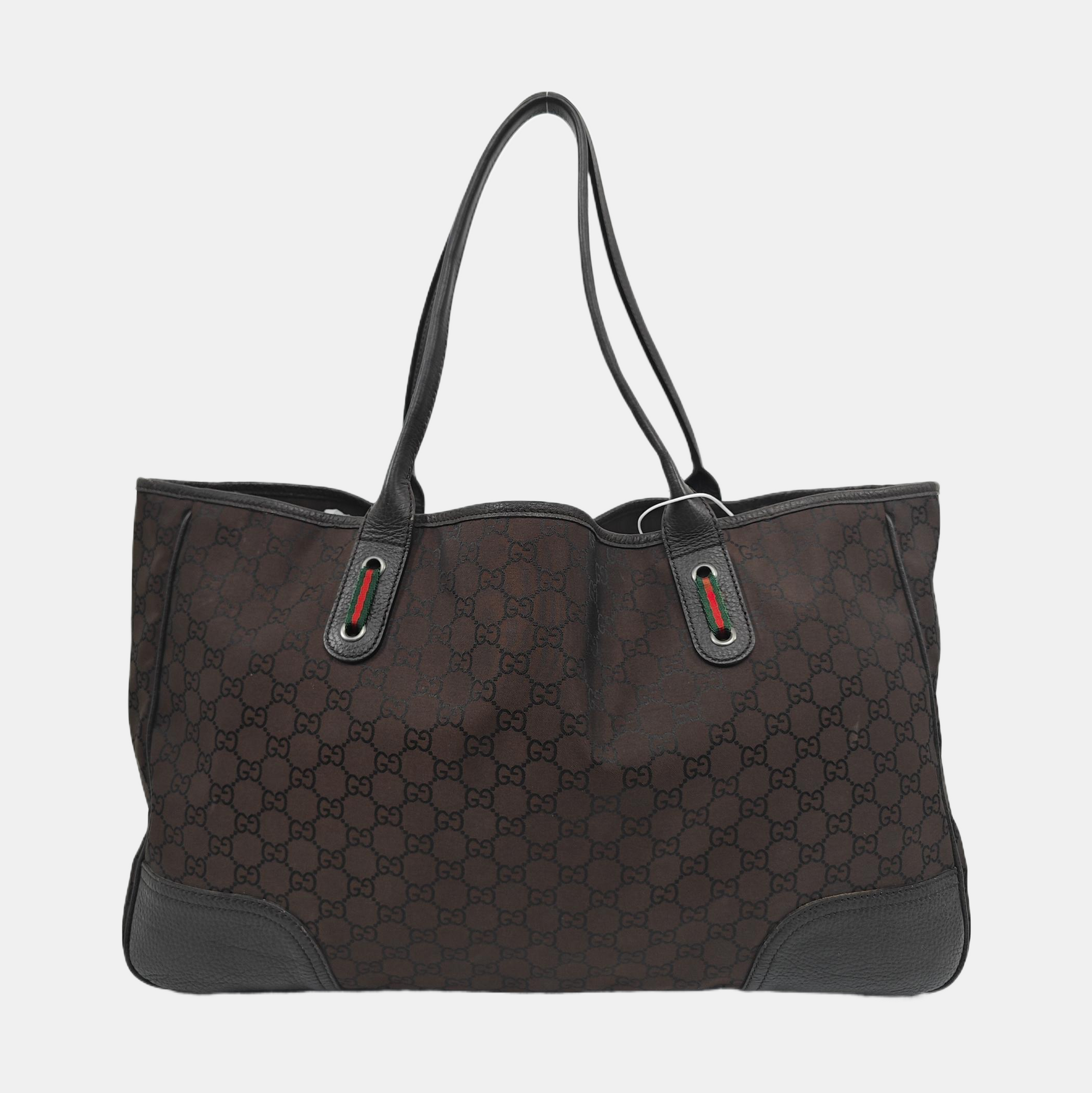 Princy Monogram Fabric Brown