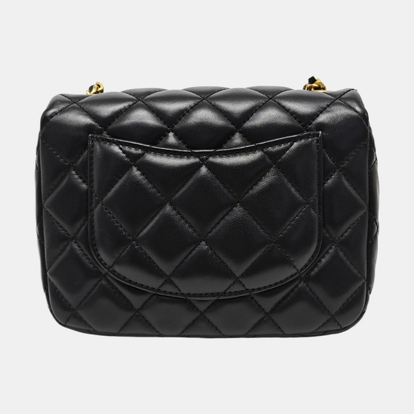 CLASSIC FLAP Mini Quilted Lambskin Black
