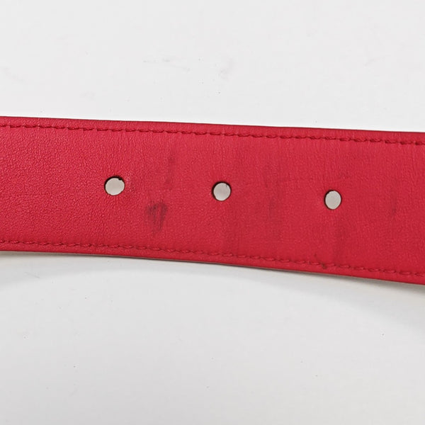 Coated Canvas Belt White