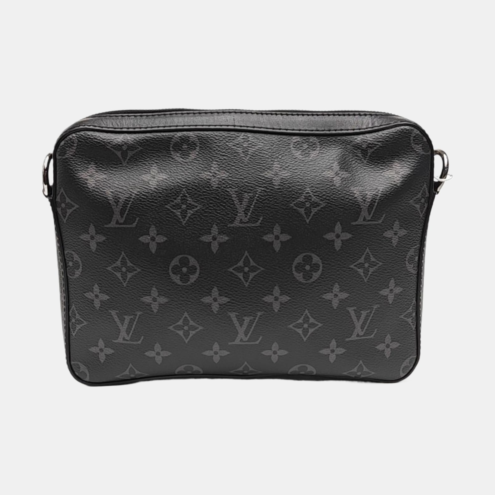 TRIO Monogram Coated Canvas Gray