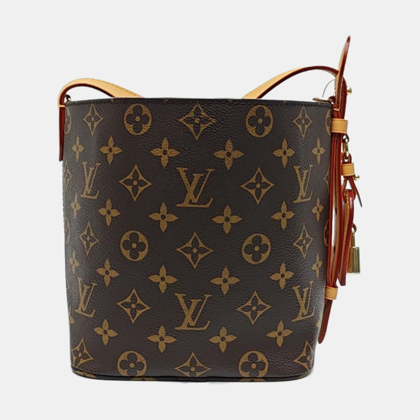 ALL IN Monogram Coated Canvas Brown