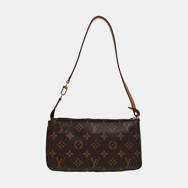ACCESSOIRES GM Monogram Coated Canvas Brown