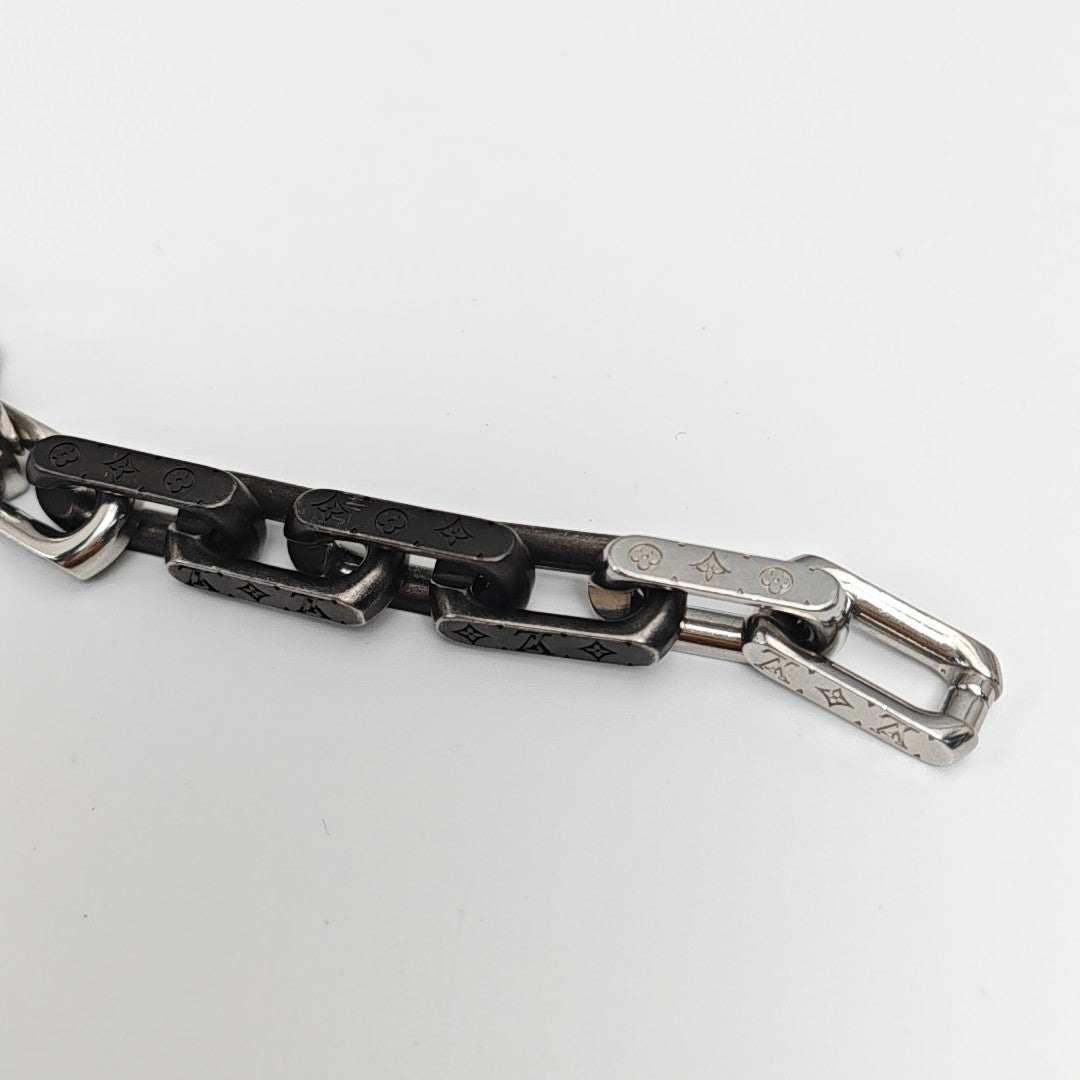 MONOGRAM CHAIN Metal Silver Bracelet