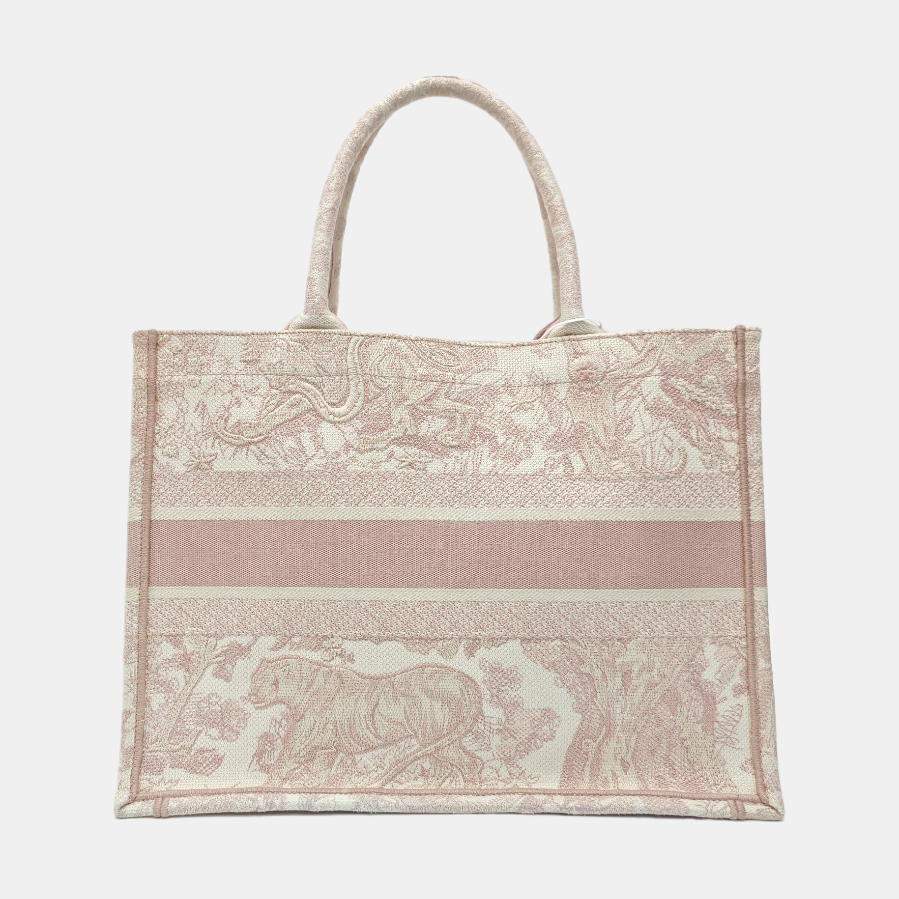 Book Tote Medium Canvas Pink