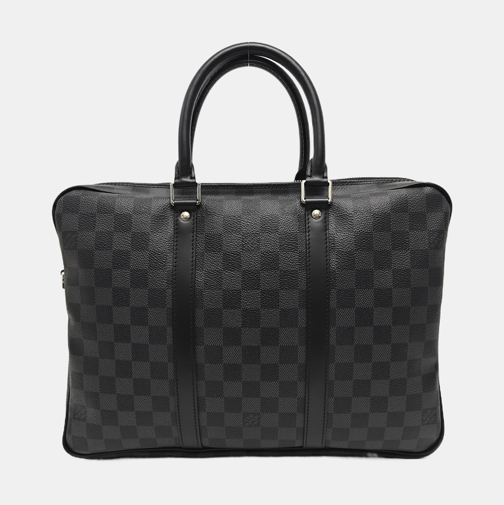 PORTE-DOCUMENTS PM Damier Graphite Coated Canvas Black