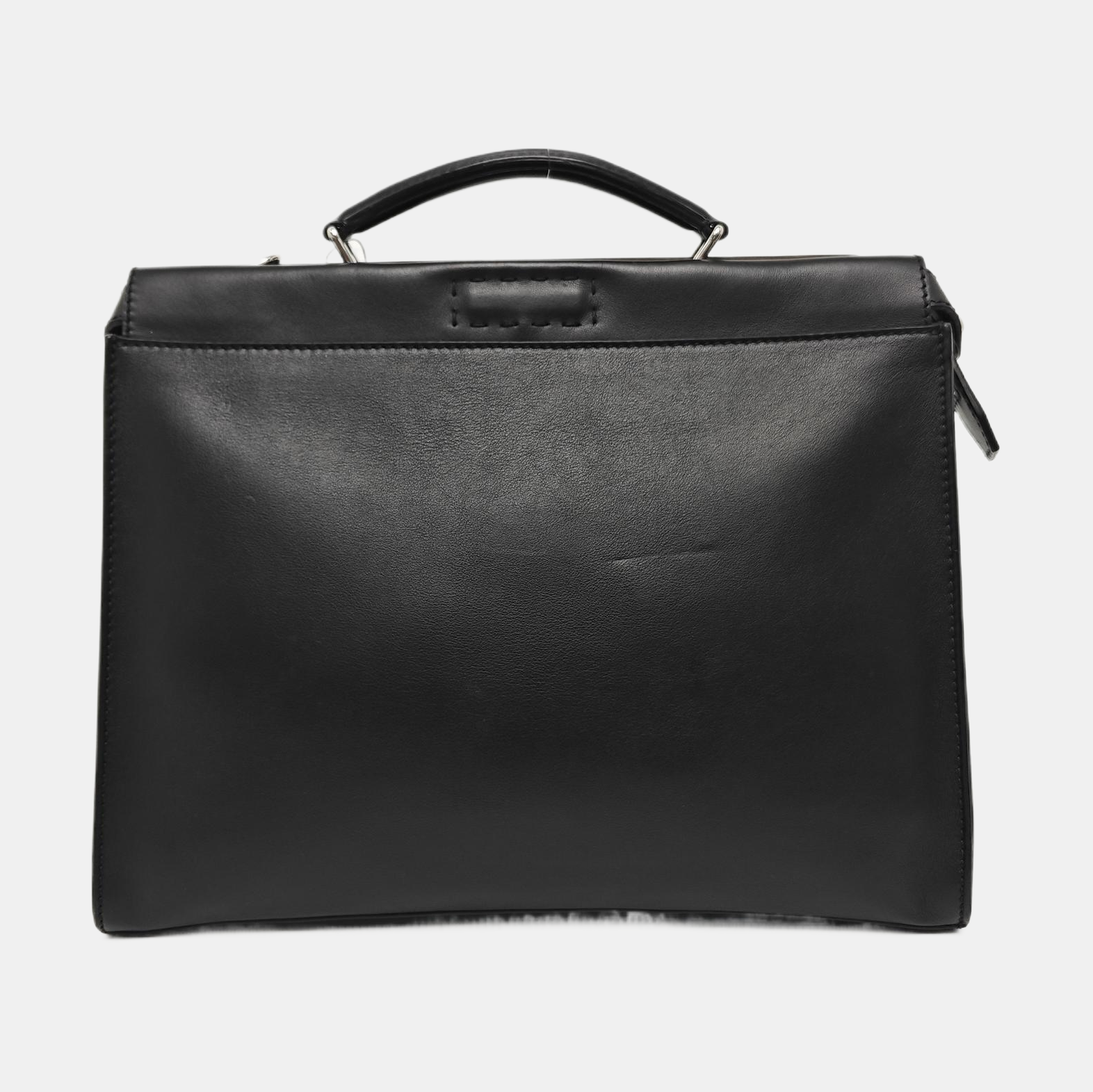 Peekaboo Large Calfskin Black