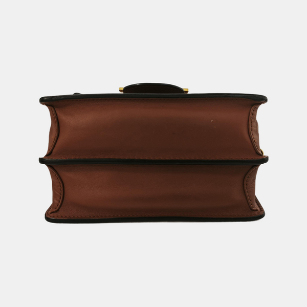 DAUPHINE Mini Monogram Coated Canvas Brown