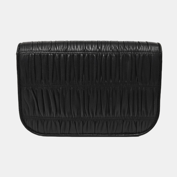 Calfskin Shoulder Bag Black