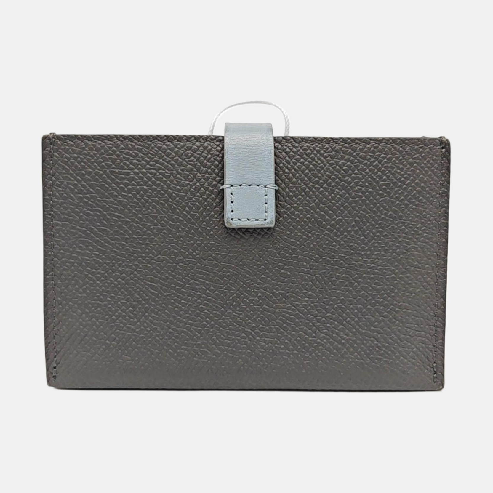 STRAP Calfskin Gray Card Holder