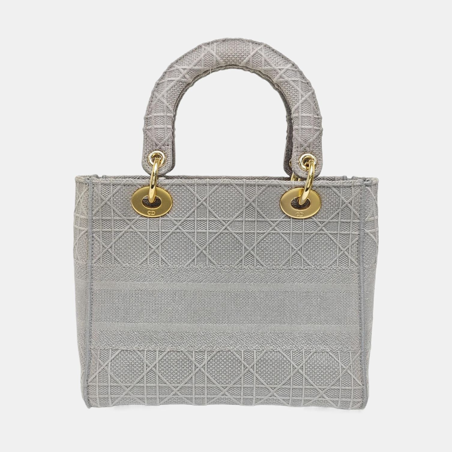 Lady D-Lite Cannage Canvas Gray