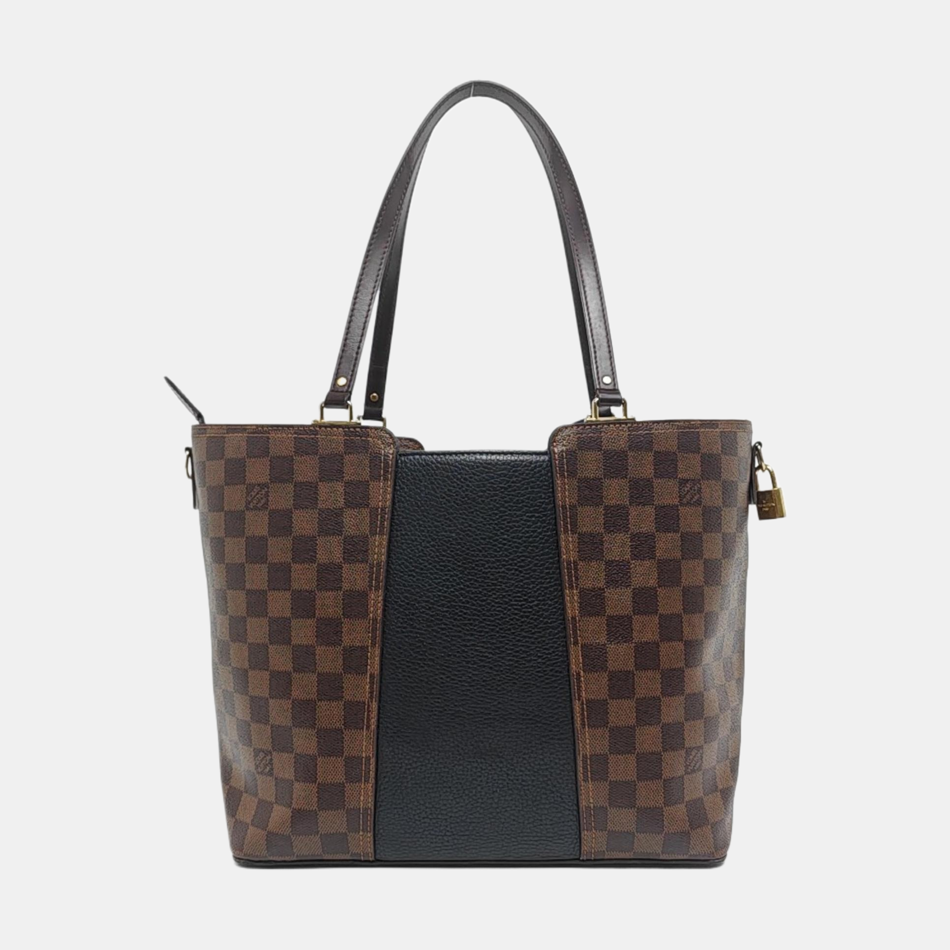 JERSEY Damier Ebene Coated Canvas Brown