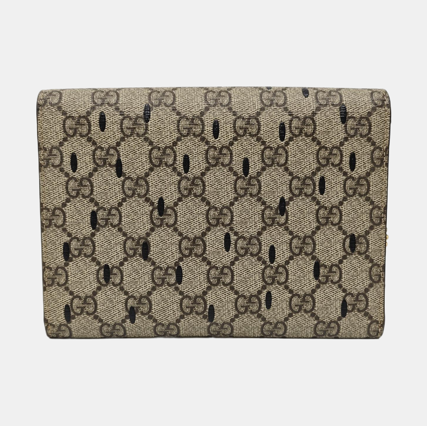 GG Supreme Mini Monogram Coated Canvas Beige
