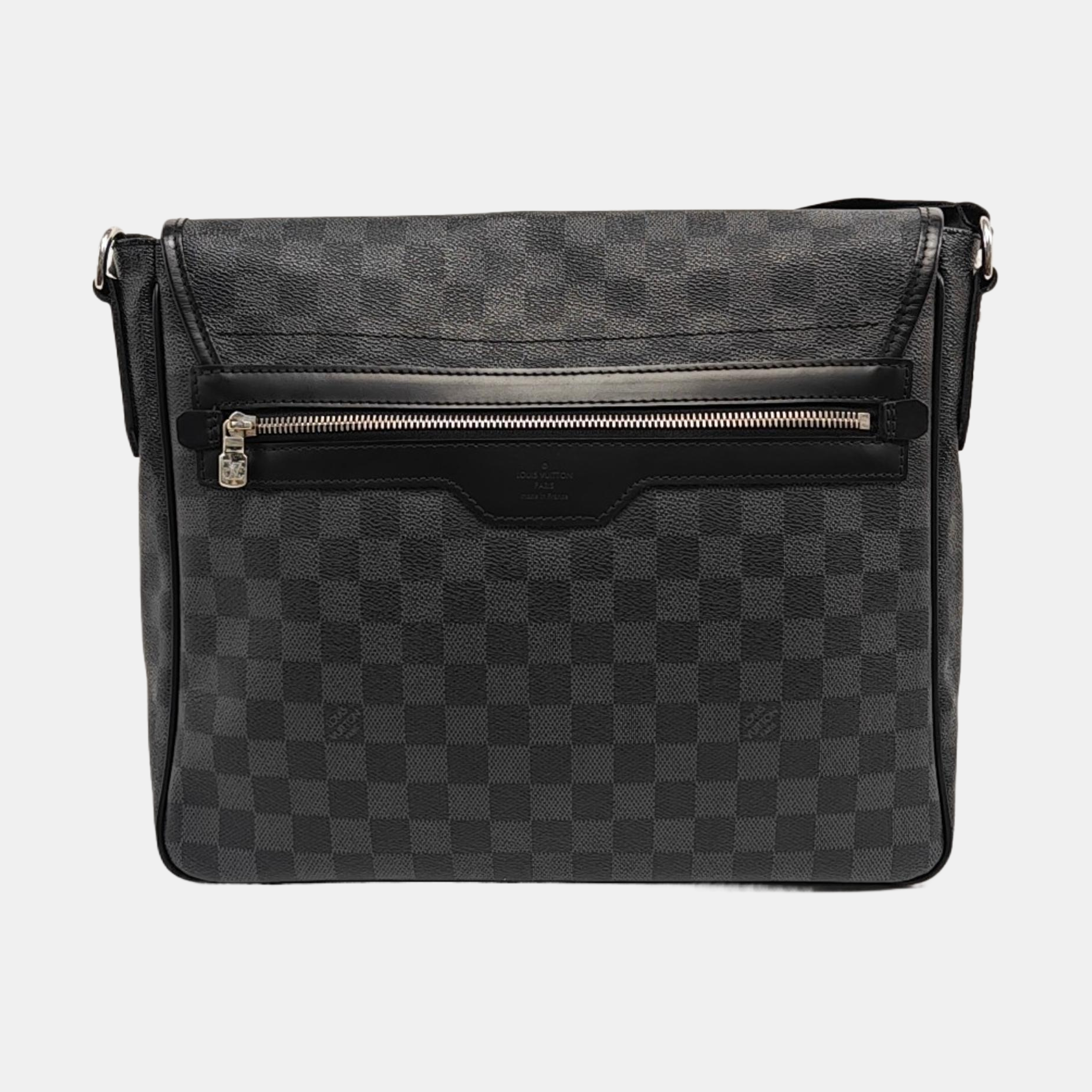 DANIEL Damier Graphite Coated Canvas Gray