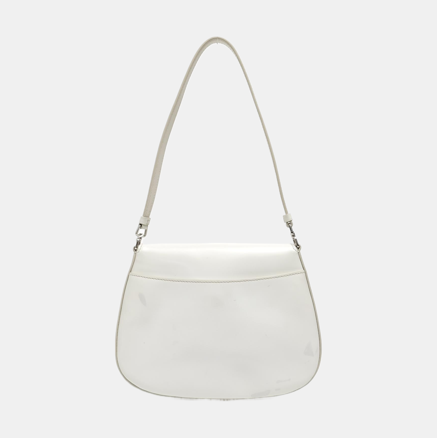 Cleo Saffiano Calfskin White